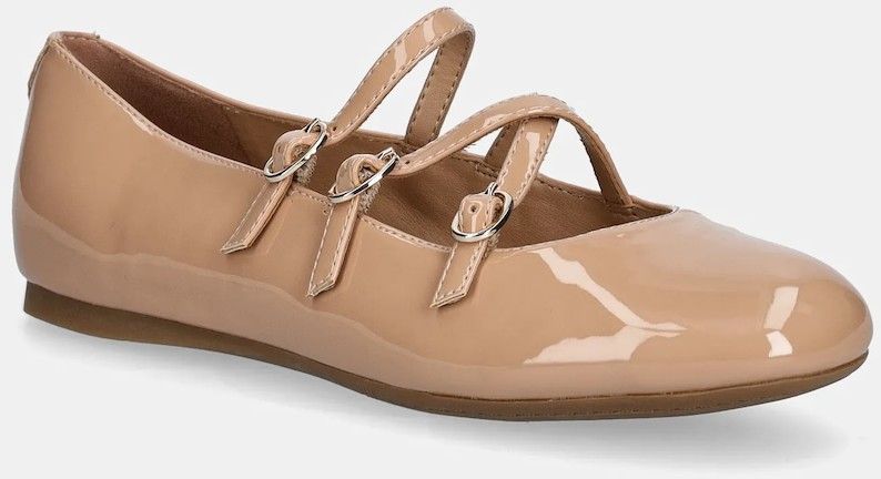 Baleríny Guess KALDRA béžová farba, FLTKAL PAF02