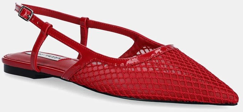 Baleríny Steve Madden Slingshot-M červená farba, s otvorenou pätou, 11003838