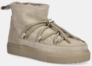 Semišové snehule Inuikii Classic Low zelená farba, 1001.001.0092.356
