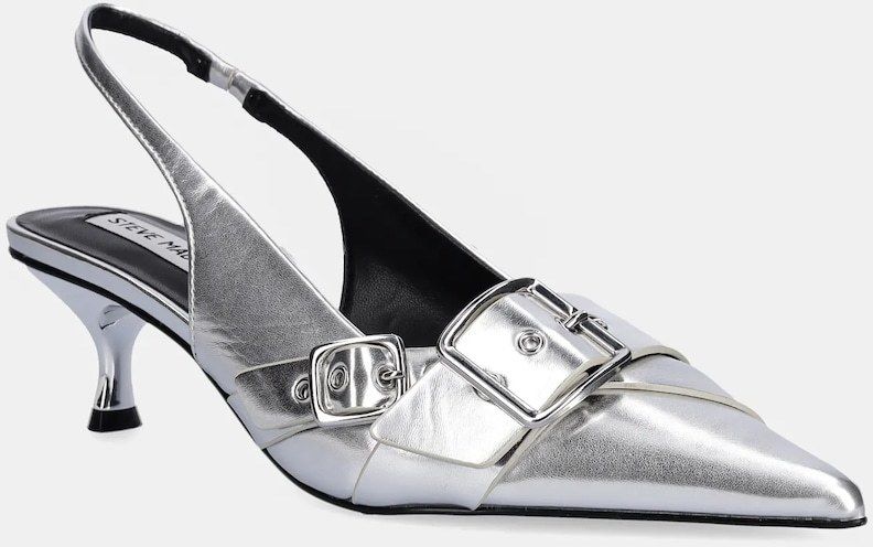 Lodičky Steve Madden Lezley strieborná farba, 11003440