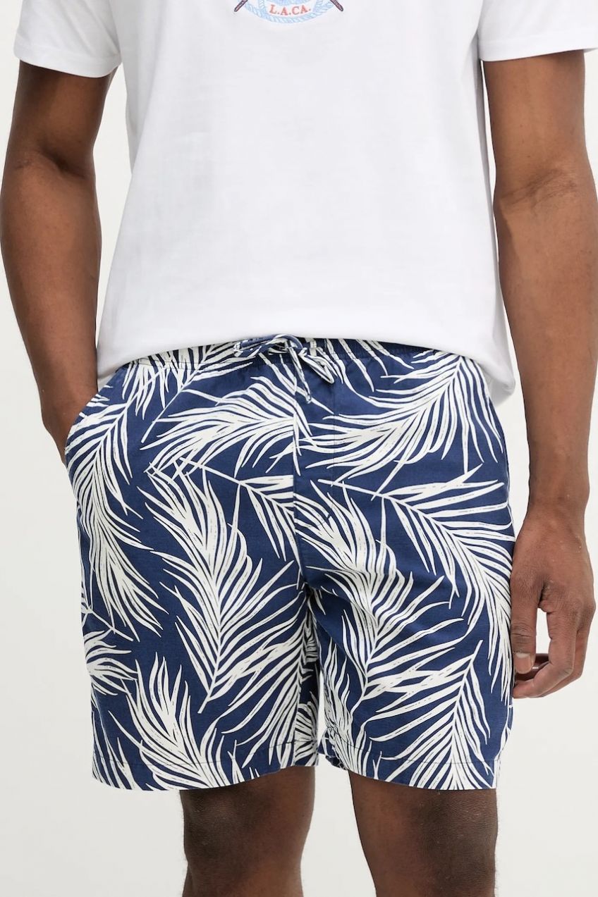 Šortky Tommy Hilfiger tmavomodrá farba, MW0MW40625