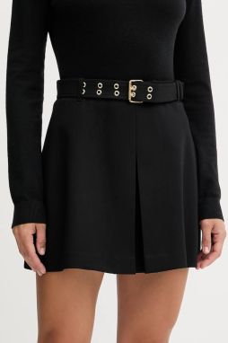 Sukňa Marciano Guess CHRISTINA čierna farba, mini, áčkový strih, 5YGD09 7343A