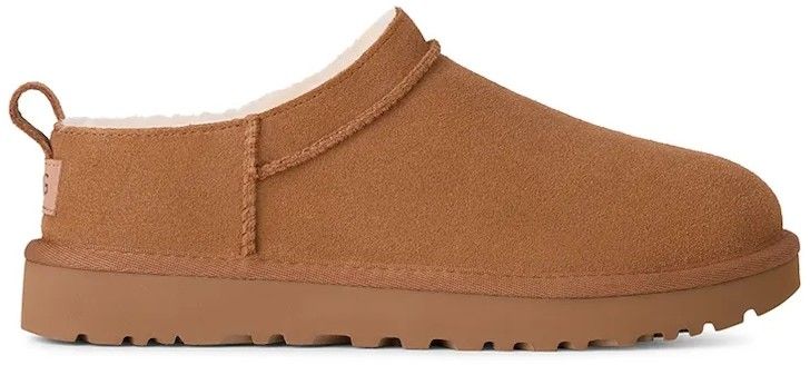 Semišové papuče UGG Classic Micro hnedá farba, 1173891.CHE