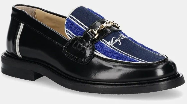 Mokasíny Filling Pieces Loafer Football pánske, čierna farba, 44260011658