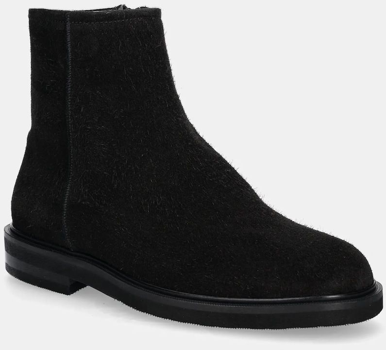Semišové topánky Filling Pieces Western Chelsea Suede pánske, čierna farba, 77922791861