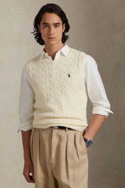 Tričko bez rukávov Polo Ralph Lauren béžová farba, 710979113
