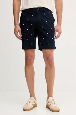 Šortky Tommy Hilfiger tmavomodrá farba, MW0MW40562