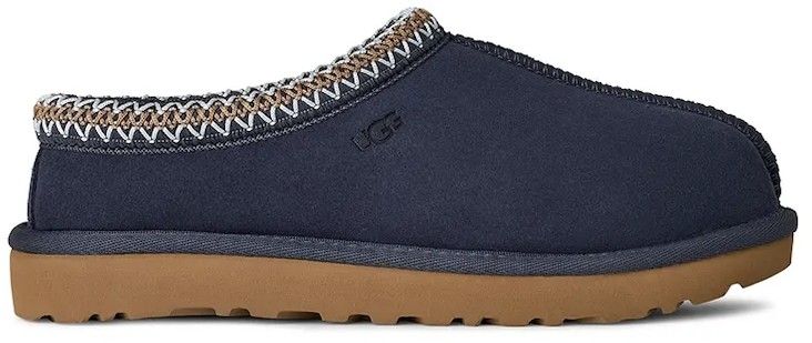 Semišové papuče UGG Tasman II tmavomodrá farba, 1174470.DKN