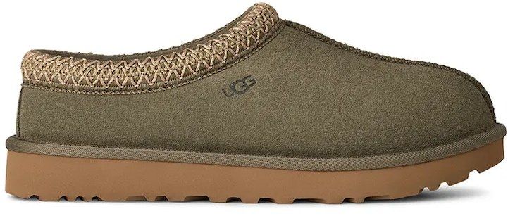 Semišové papuče UGG Tasman II zelená farba, 1174470.MSG