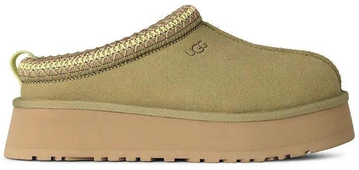 Semišové papuče UGG Tazz II zelená farba, 1174471.MBRS