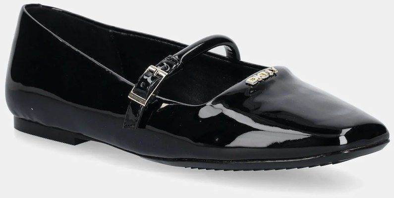 Baleríny Dkny Danita čierna farba, K3577415
