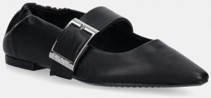 Baleríny Dkny Cormic čierna farba, K3501170