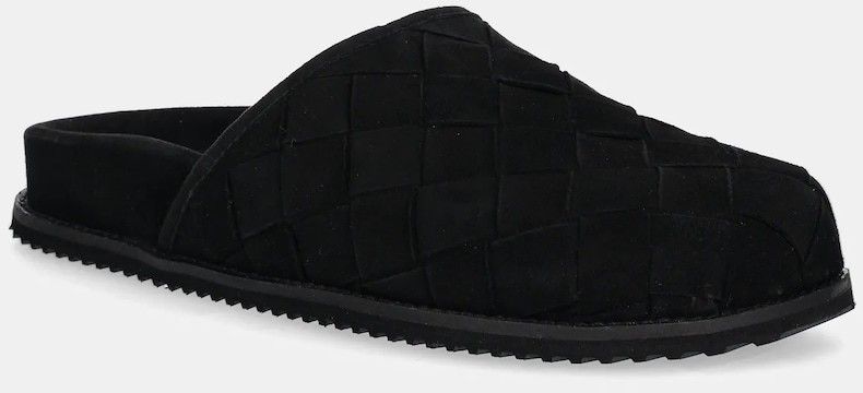 Semišové papuče Answear.LAB čierna farba