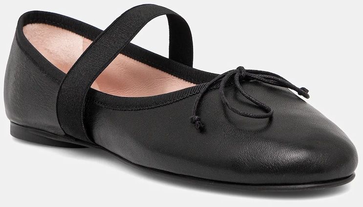 Kožené balerínky Pretty Ballerinas Lea čierna farba, 52537_001