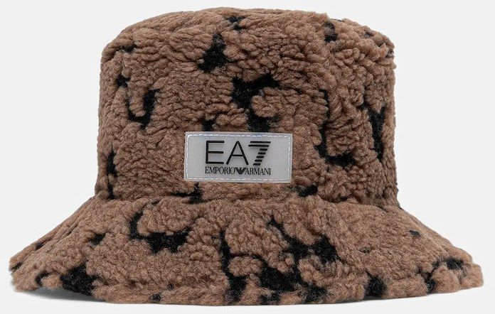Klobúk EA7 Emporio Armani hnedá farba, AF16373.7W000708