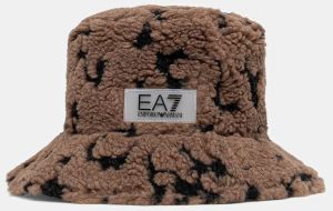 Klobúk EA7 Emporio Armani hnedá farba, AF16373.7W000708