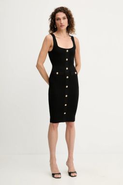 Šaty Marciano Guess JANET čierna farba, mini, priliehavé, 5YGK62 5881Z