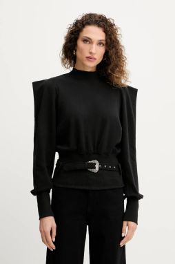 Bavlnená mikina Versace Jeans Couture čierna farba, jednofarebná, 79HAI300 F0010