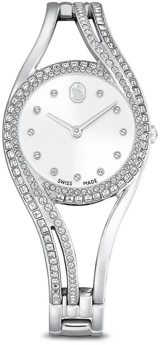 Hodinky Swarovski HYPERBOLA dámske, strieborná farba, 5689432