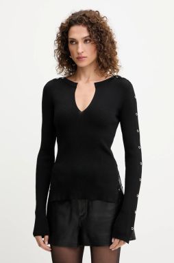 Sveter Patrizia Pepe čierna farba, 8K0328 K280