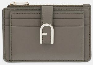 Kožená peňaženka Furla zelená farba, WP00403.BX2045.2810S