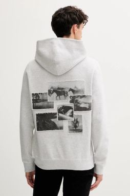 Mikina ZADIG&VOLTAIRE šedá farba, s kapucňou, jednofarebná, JMSS01307