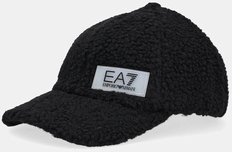 Šiltovka EA7 Emporio Armani čierna farba, AF16077.7W000710