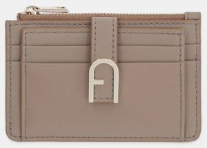 Kožená peňaženka Furla hnedá farba, WP00403.BX2045.1257S