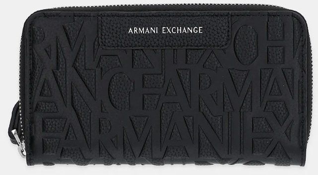 Peňaženka Armani Exchange dámska, čierna farba, XW001606 AF15774