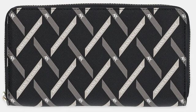 Peňaženka Armani Exchange dámska, čierna farba, XW000359 AF17155