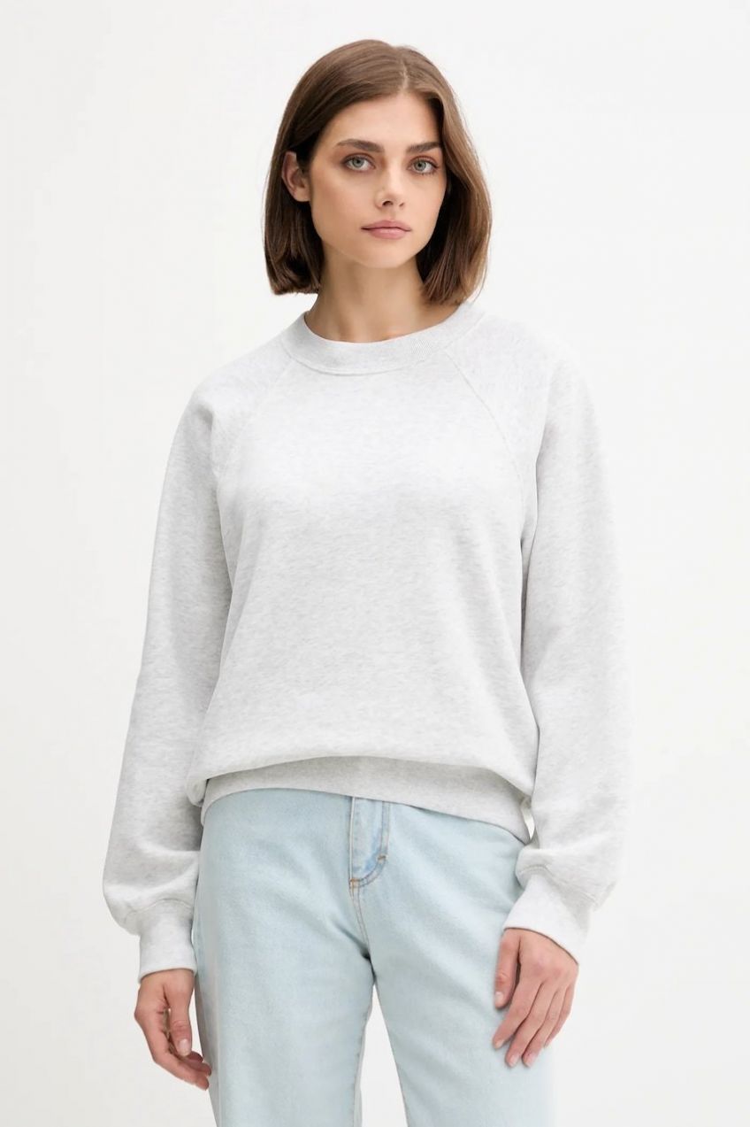 Mikina Abercrombie & Fitch šedá farba, melanžová, KI152-5350-112