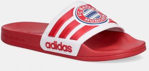 Šľapky adidas Adilette Bayern Monachium červená farba, JS4861