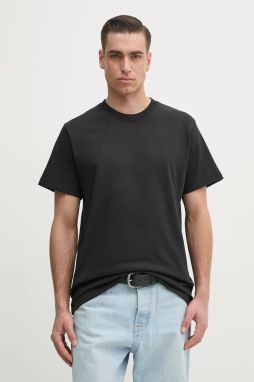 Bavlnené tričko G-Star Raw pánske, čierna farba, jednofarebné, D26449-C784