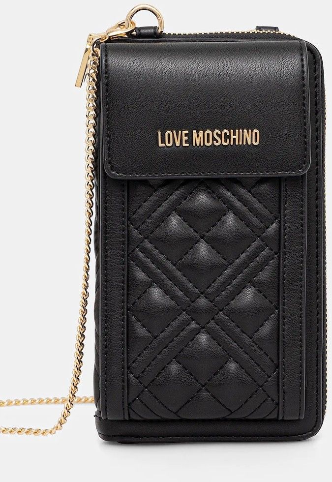 Peňaženka Love Moschino dámska, čierna farba, JC5682PP1NLA0000