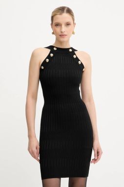 Šaty Marciano Guess JANET čierna farba, mini, priliehavé, 5YGK61 5881Z