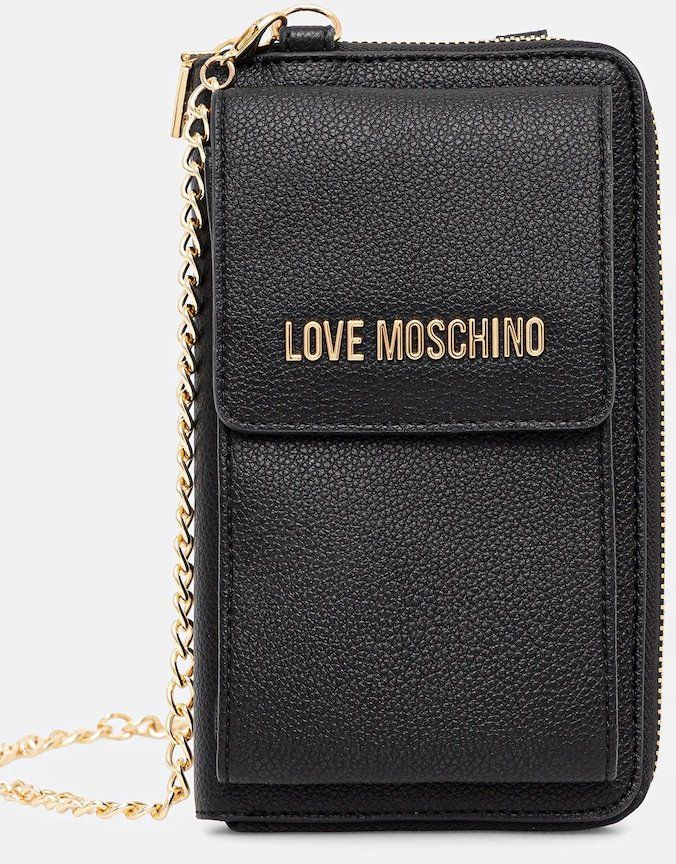 Peňaženka Love Moschino dámska, čierna farba, JC5701PP1NLD0000