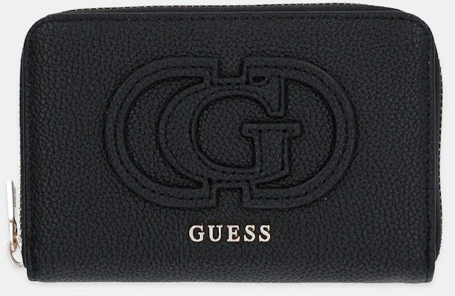 Peňaženka Guess CALEBRA dámska, čierna farba, SWBG95 36140