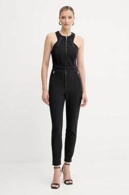 Overal Elisabetta Franchi čierna farba, TU05556E2
