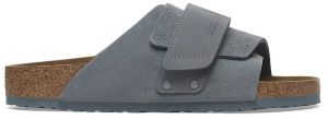 Kožené šľapky Birkenstock Kyoto pánske, šedá farba, 1029144