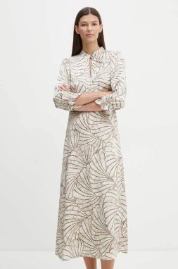 Šaty Bruuns Bazaar AcaciaBBClarenas dress midi, rovný strih, BBW4028