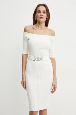 Šaty Marciano Guess CHO béžová farba, mini, priliehavé, 4BGK08 5618Z