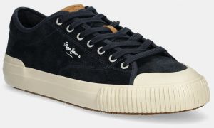 Semišové tenisky Pepe Jeans BEN SUEDE M tmavomodrá farba, PMS31074