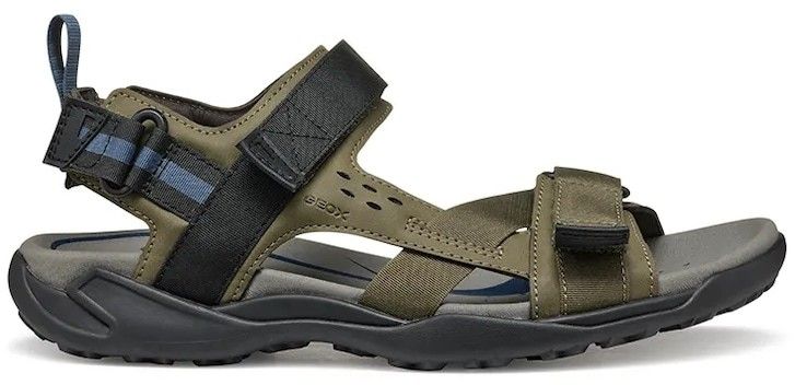 Sandále Geox U TERRENO + GRIP pánske, zelená farba, U4550B 011EK C3009
