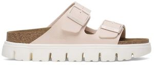 Šľapky Birkenstock Arizona Chunky Birkenstock x Papillio dámske, ružová farba, na platforme, 1029110