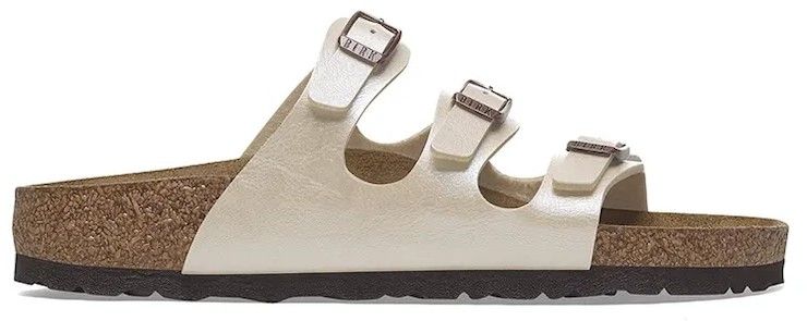 Šľapky Birkenstock Florida Graceful dámske, biela farba, 1029818
