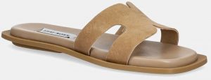 Kožené šľapky Steve Madden Sofia dámske, hnedá farba, SM11003523