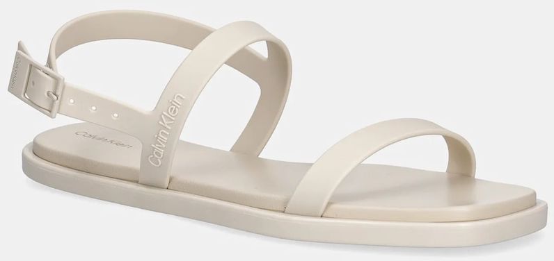 Sandále Calvin Klein SANDAL - JELLY béžová farba, HW0HW02426