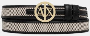 Obojstranný opasok Armani Exchange čierna farba, XW000964 AF12581