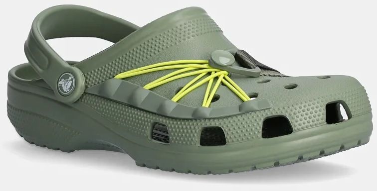 Šľapky Crocs Classic Lockdown Clog pánske, zelená farba, 210393