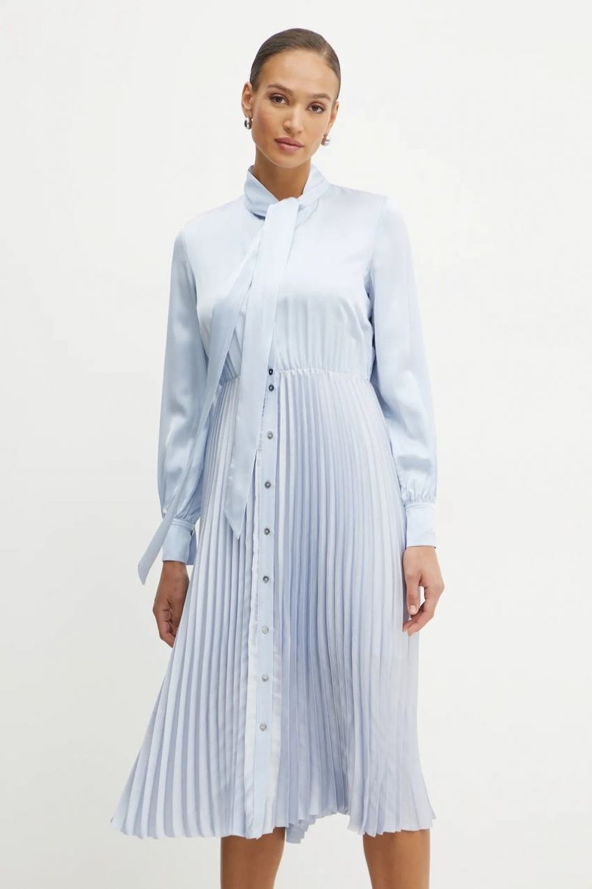 Šaty Karl Lagerfeld midi, áčkový strih, A1W13020